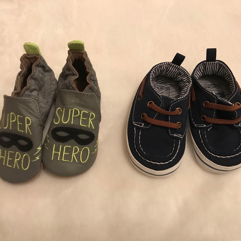 Baby boy shoes size 6-9 months